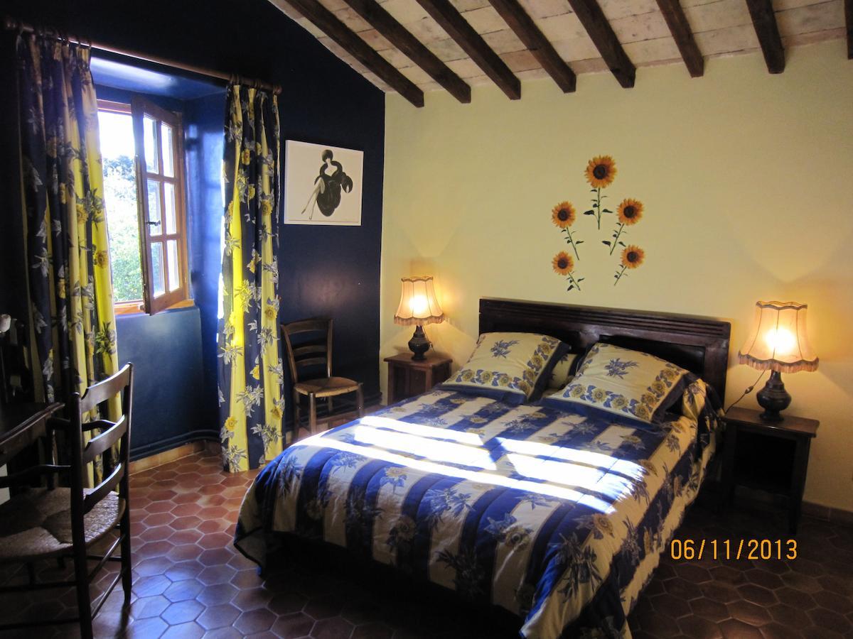 La Frandomiere Bed and Breakfast Saint-Martin-de-Londres Værelse billede